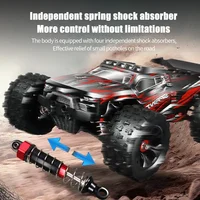 1:16 85KM/H או 50KM/H מכונית RC 4WD עם שלט מרחוק LED מכוניות דריפט מהירות גבוהה Monster 4x4 משאית עבור ילדים לעומת Wltoys 124017 צעצועים 2