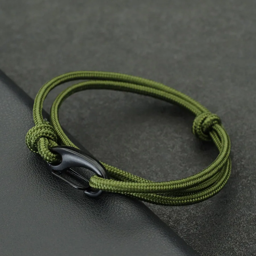Adjustable Bracelet Tutorial Single Strand Paracord Bracelet One