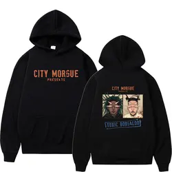 Rapper City Morgue ZillaKami Double Sided Print Hoodie Men Hip Hop Punk Style Sweatshirt Male Oversized Fleece Cotton Hoodies