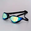 Professional Adult Coated Swim Goggles Anti-Fog UV Protection Men Women HD Small Frame Racing Swimming Glasses 1