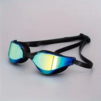 Professional Adult Coated Swim Goggles Anti-Fog UV Protection Men Women HD Small Frame Racing Swimming Glasses 1