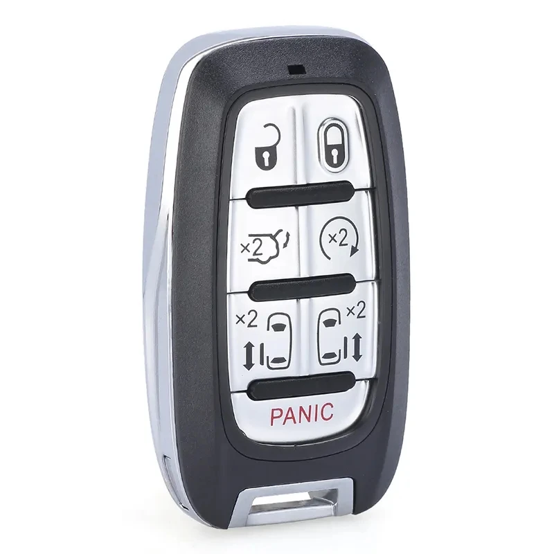 KEYECU 6 / 7 Button Smart Remote Key Case Shell For Chyrsler Pacifica Voyager Cover Fob M3N-97395900