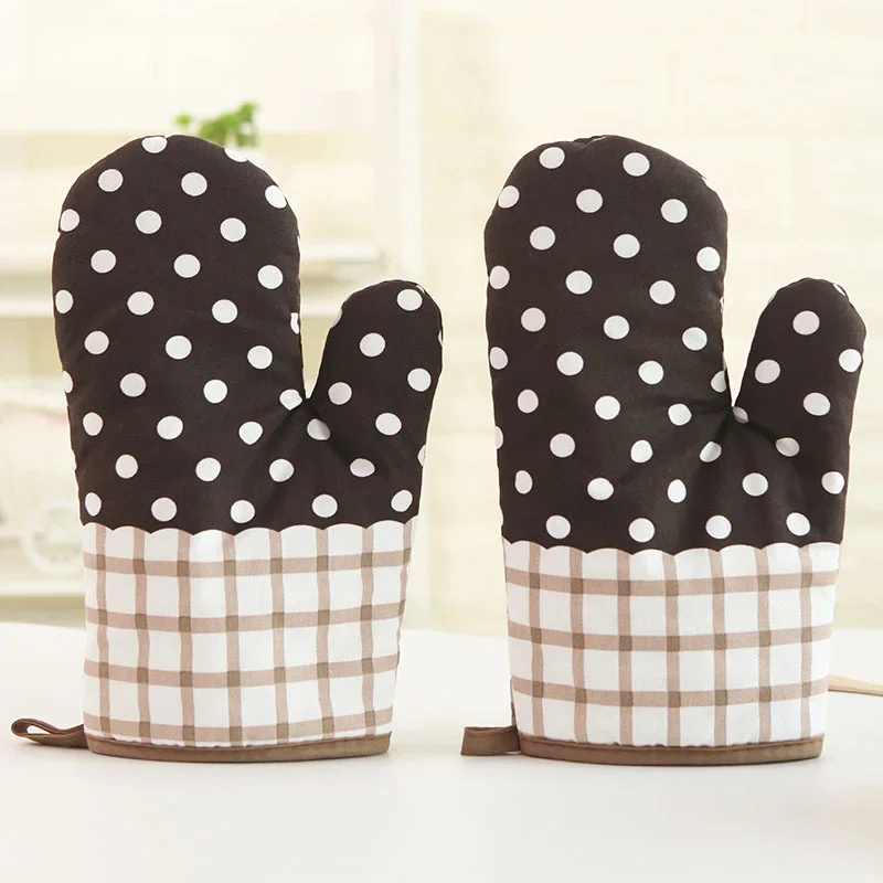 1Pcs Hot Oven Mitts Baking Anti-Hot Gloves Pad Oven Microwave Insulation Mat Baking Kitchen Tools