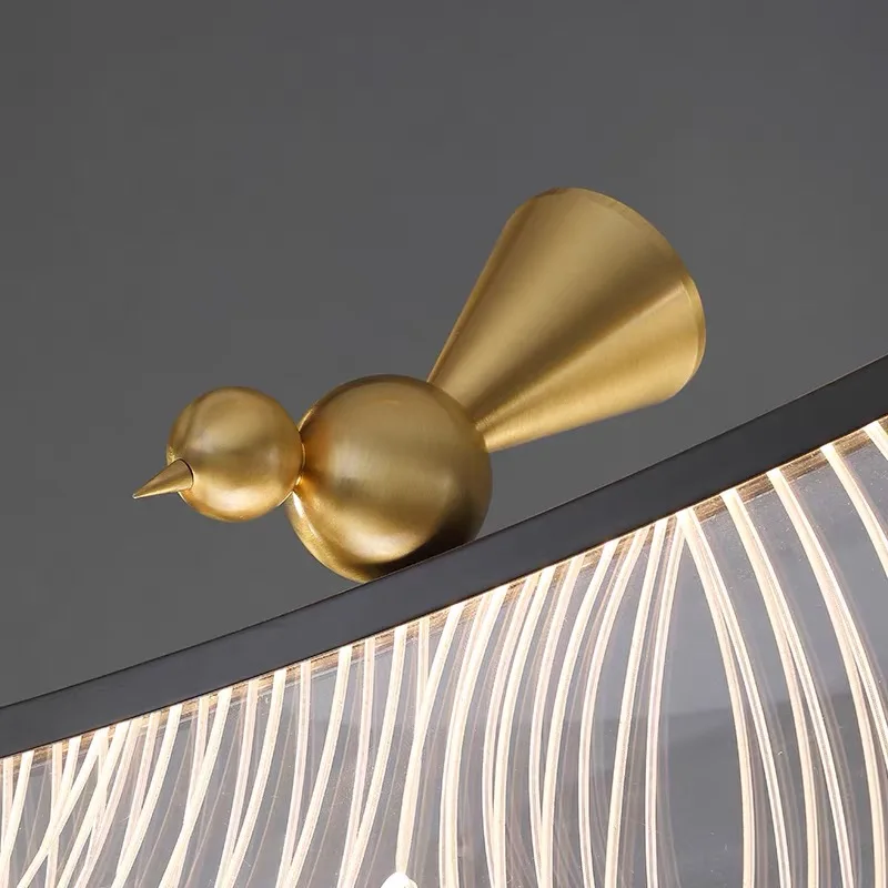 Modern Design Lustre Light Guide Ceiling Chandelier Living Dining Room Indoor Home Decor Lighting Luminaire Bedroom Pendant Lamp