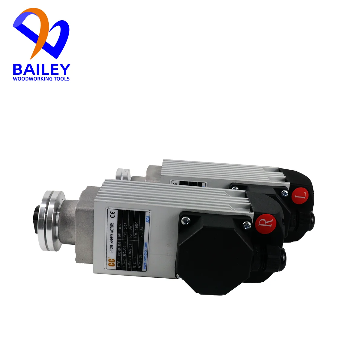 BAILEY 고속 플러시 모터, NANXING KDT 엣지 밴딩 기계 목공 도구, 0.35/0.55KW, 1PC