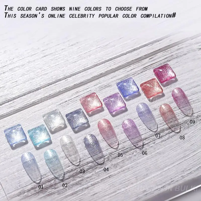 

Тонкая пудра для маникюра, стойкие блестки, яркая фототерапия, блестящий яркий фототерапевтический клей, переливающийся Популярный Блестящий ослепительный