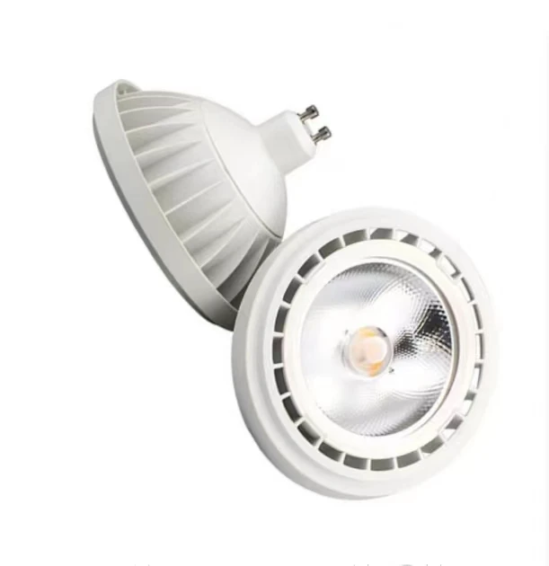 

AR111 LED Spotlight Light Dimmable Lamp 7W 9W 12W 15W G53/GU10 Bulb COB ES111 AC110V 220V Warm White/White