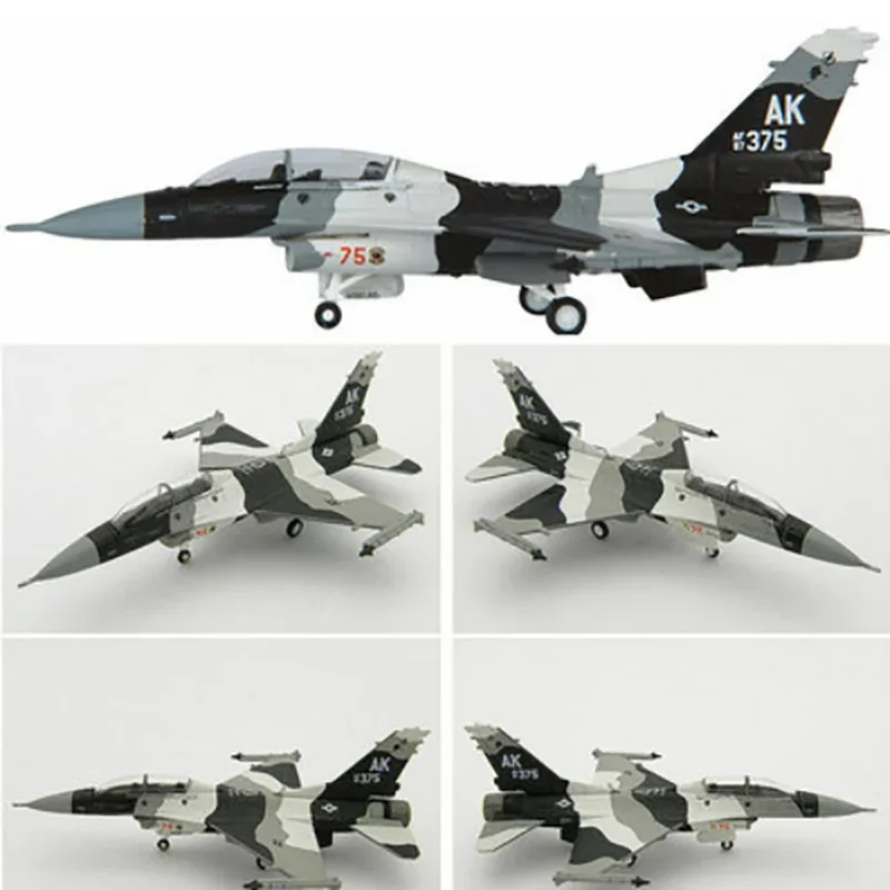 Diecast 1/200 Scale F16 F16D HG6061 Air Force USAF Fighter