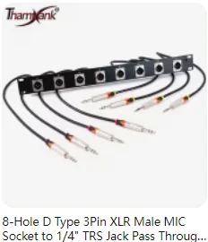 D-Typ XLR-Panelmontage auf XLR-Stecker, Durchgangskabel, 3-poliger Mikrofon-Konverter, XLR-Einführung/Pass Thru, kompatibel mit Mikrofon – Detail 30