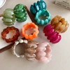Bangle Acrylic Elastic Rope Bracelets Smudged Acrylic Bracelet Niche Versatile Design Bangles Retro Fashion for Women African 6