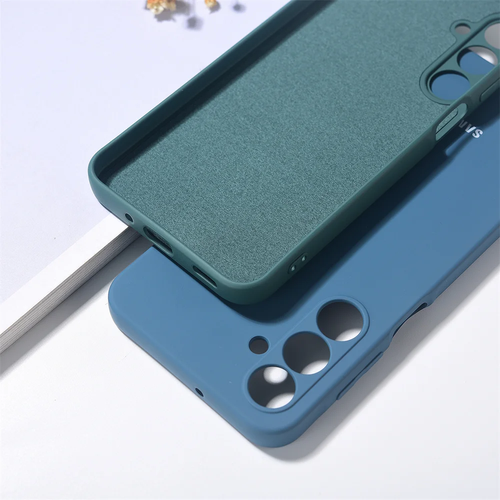 Ultra-Thin Liquid Silicone Shockproof TPU Phone Case Cover - Soft Protective Shell