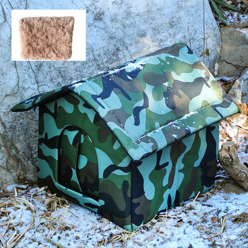 Waterproof Outdoor Cat Cave: Cozy Winter Bed & Tent