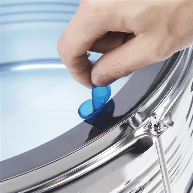 Drum Damper Gel Pads Silicone Drums Silencer Drums Tone Control Percussion Instrument Accessories 6Pcs/Sheet drum dampeners drum percussion accessories drum accessories