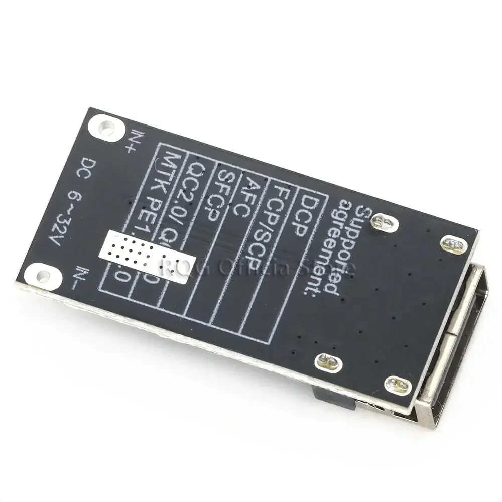 QC3.0 QC2.0 USB DC-DC 벅 컨버터 충전 스텝다운 모듈 6-32V 9V 12V 24V 고속 충전기 회로 기판 3V 5V 12V