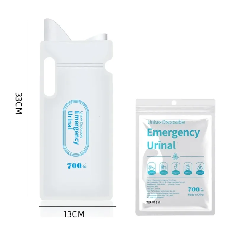 4PC Car emergency urine bag Disposable urine artifact men and women general car toilet Car toilet portable bag
