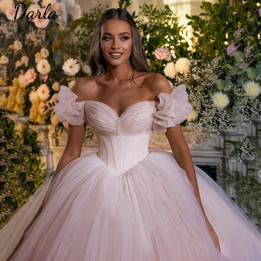 Beautiful Princess Luxury Ball Gown Wedding Dress Long Sleeves Lace  Sparkley Key Hole Lace up Back Short Train - Etsy