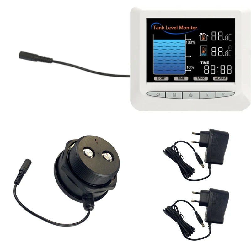 Smart TLC-2101WL Wireless Ultrasonic Sensor Multifunctional Intelligent Display 10-250 cm Container Controller Level Alarm