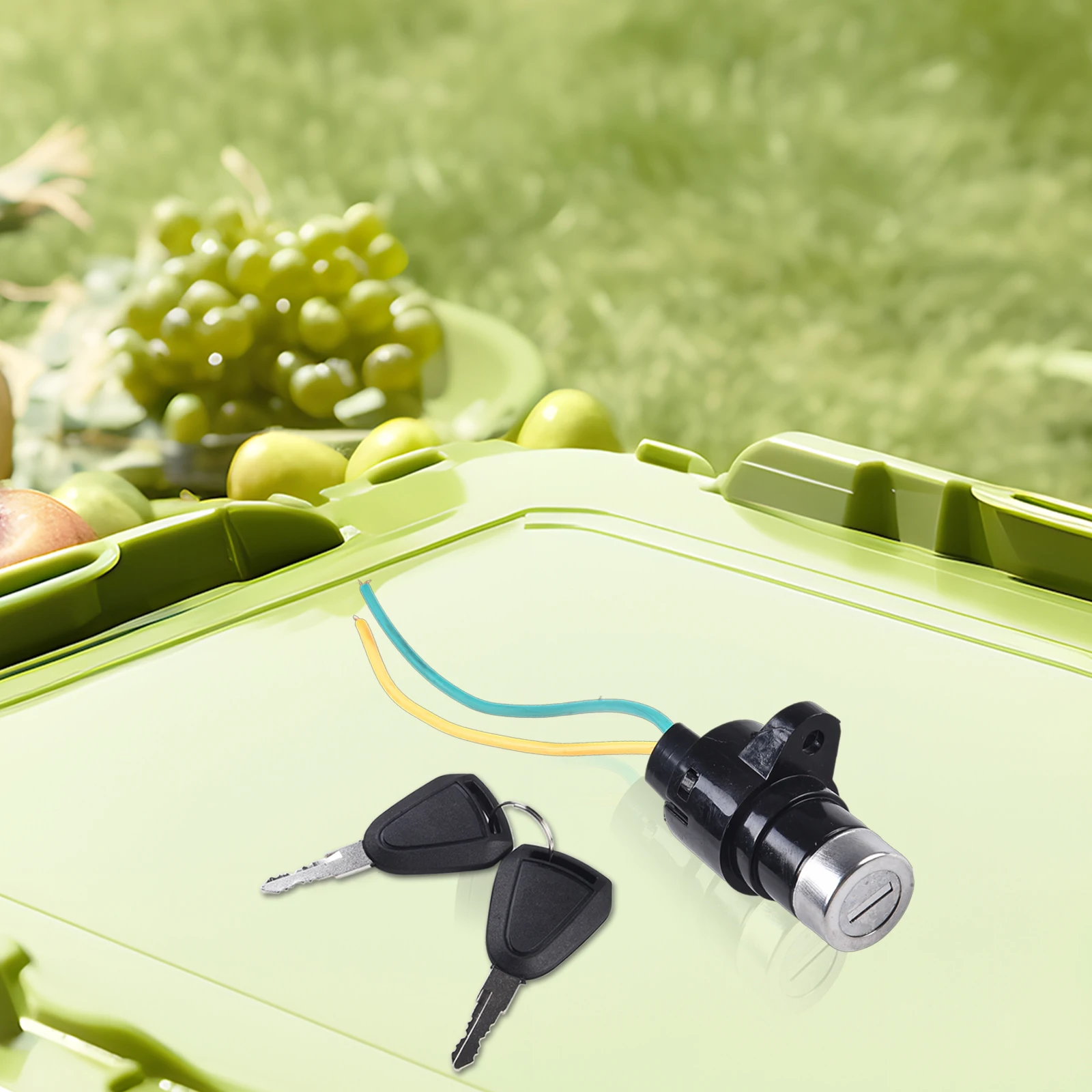 Zündschlüssel für E-Bikes, 2-Positionen-Schalter zum Austausch, für Elektrofahrräder, Roller, Dreiräder, Schloss + Schlüssel, Zubehör für Elektrofahrräder – Detail 12