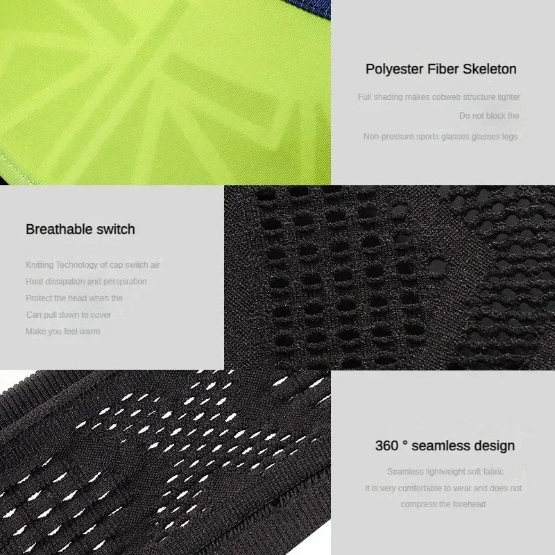Sports visor Sports Visor Cool Elastic Unisex Sports Non-slip Headband Outdoor Running Fitness Tennis Sweat-absorbent Breathable Visor