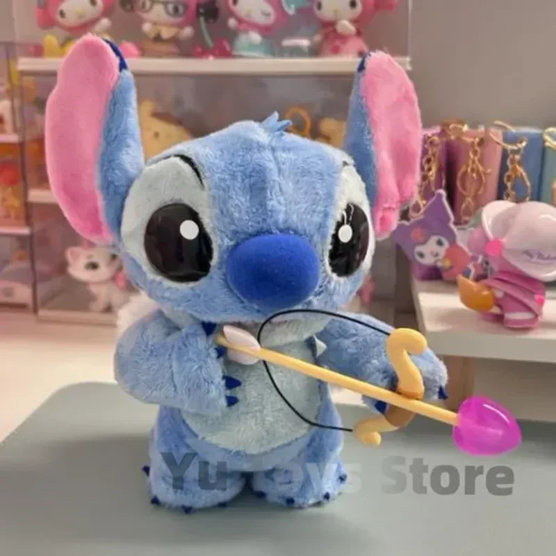 

Disney 2024 Figure Lilo & Stitch Secret Action Themed Cute Cartoon Desktop Decoration Stitch Hand Character Valentine's Day Gif