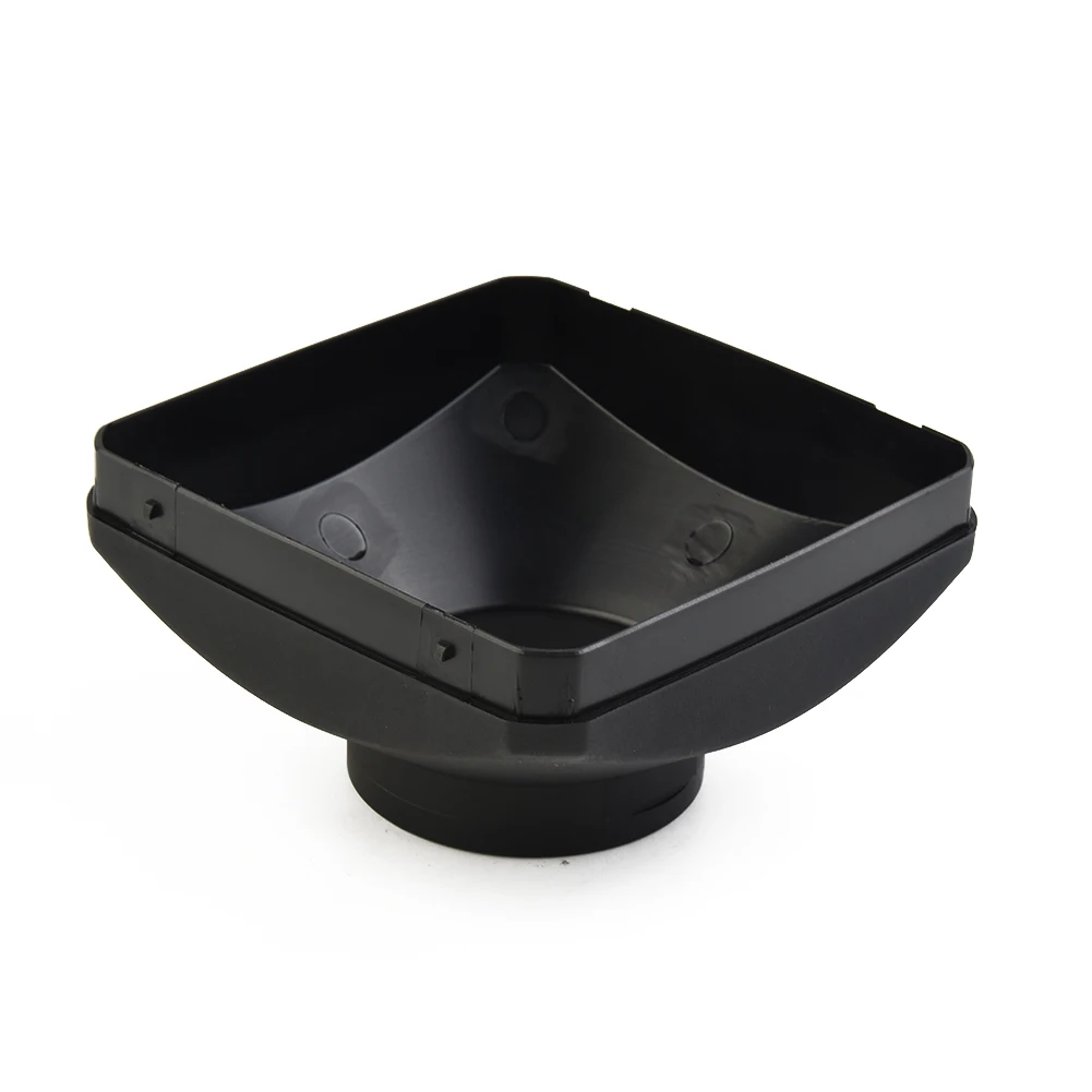 High Temperature Resistance, Durable 75mm Black Single Hole Outlet Cover for Air Diesel Parking Heater Trucks, Easy to Install