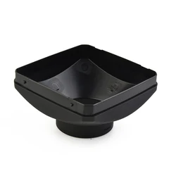 High Temperature Resistance, Durable 75mm Black Single Hole Outlet Cover for Air Diesel Parking Heater Trucks, Easy to Install