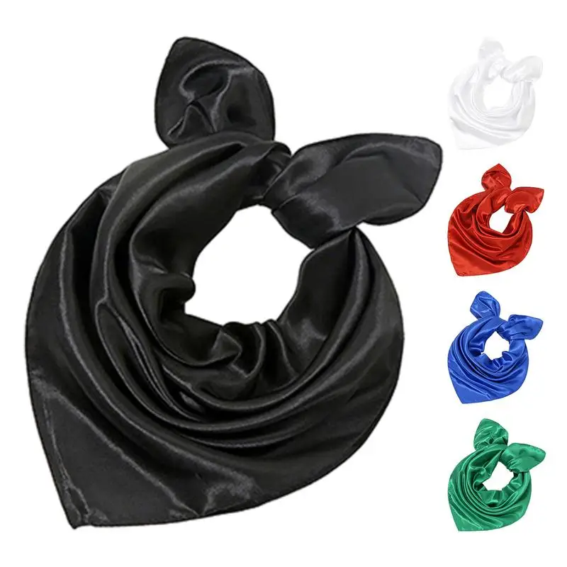 

Women's Square Silk Stain Silk Soft Scarves For Spring Fashion And Warmth Women's Clothing Accessories For Shopping Dating