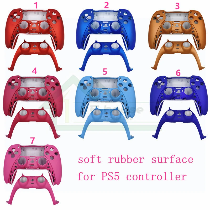 10pcs For Playstation 5 Ps5 Controller Soft Rubber Housing Shell Case Cover Faceplate Decoration Strip Bar For Ps 5 Controller Aliexpress