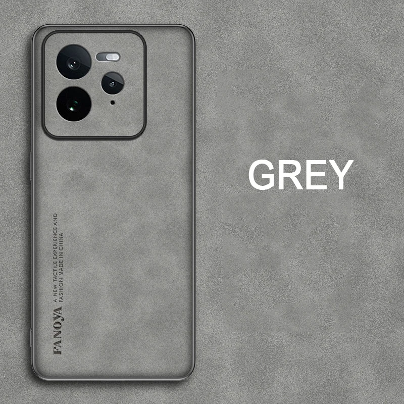 Premium Shockproof Matte Leather Case with Soft Skin Feel