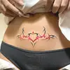 Sexy Succubus Tatoo Sticker Set Lasting Fake Tattoo for Woman Hotwife Temporary Tattoo Abdomen Art Tattoos Waterproof Tatuajes 3