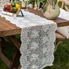 Vintage Lace Table Runner  French Romantic White Table Runners Home Restaurant Festival Dining Table Wedding Party Decoration 1