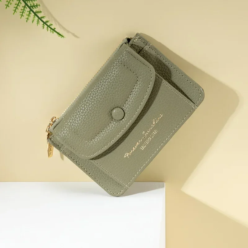 

Korean Version of Women's Short Small Purse Card Bag Niche Design Fashion Simple Foreign Trade WaIIet Purse
