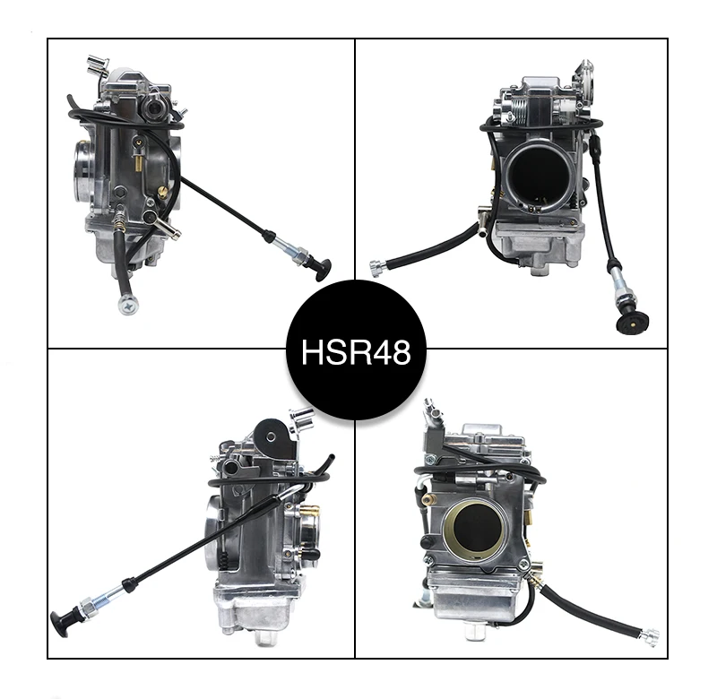 Motorcycle Carburetor Replace For Mikuni Model Carburador HSR 42 45 48mm with #165-188 jets Polished Carb For Harley 24 - Racext Motorcycle Carburetor Replace For Mikuni Model Carburador HSR 42 45 48mm with #165-188 jets Polished Carb For Harley - - Racext 23
