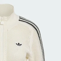 Adidas Originals Cardigan sportif décontracté en tricot crocheté TT pour femme KC6496 4