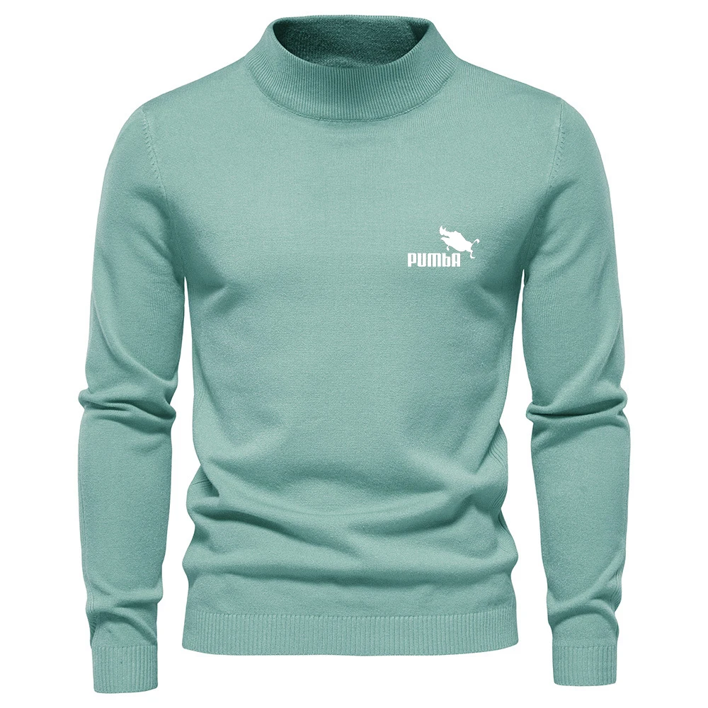 

New Winter Turtleneck Thick Mens Sweaters Casual Turtle Neck Solid Color Quality Warm Slim Turtleneck Sweaters Pullover Men