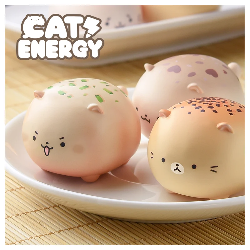 

There Are Cat Addicts Cat Dumplings Second String Series Blind Box Guess Bag Mystery Box Toys Doll Cute Anime Figure Desktop