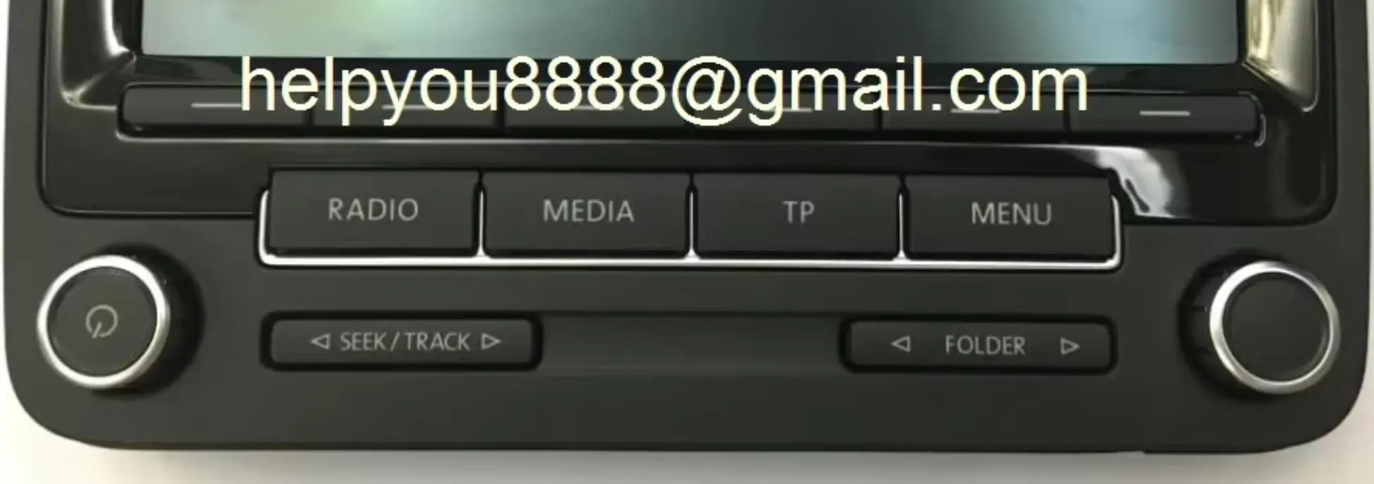 100% VW 2013 2014 2015 RCD310 프레임, LCD 1K0 035 186 AA 및 드라이브 보드 버튼, 전원 버튼 1K0 035 186 AN, 신제품