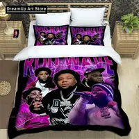 3D Print Fashion Rapper Rod Wave Bedding Set Boys Girls Twin Queen King Size Duvet Cover Pillowcase Bed boys Adult Bedroom 1
