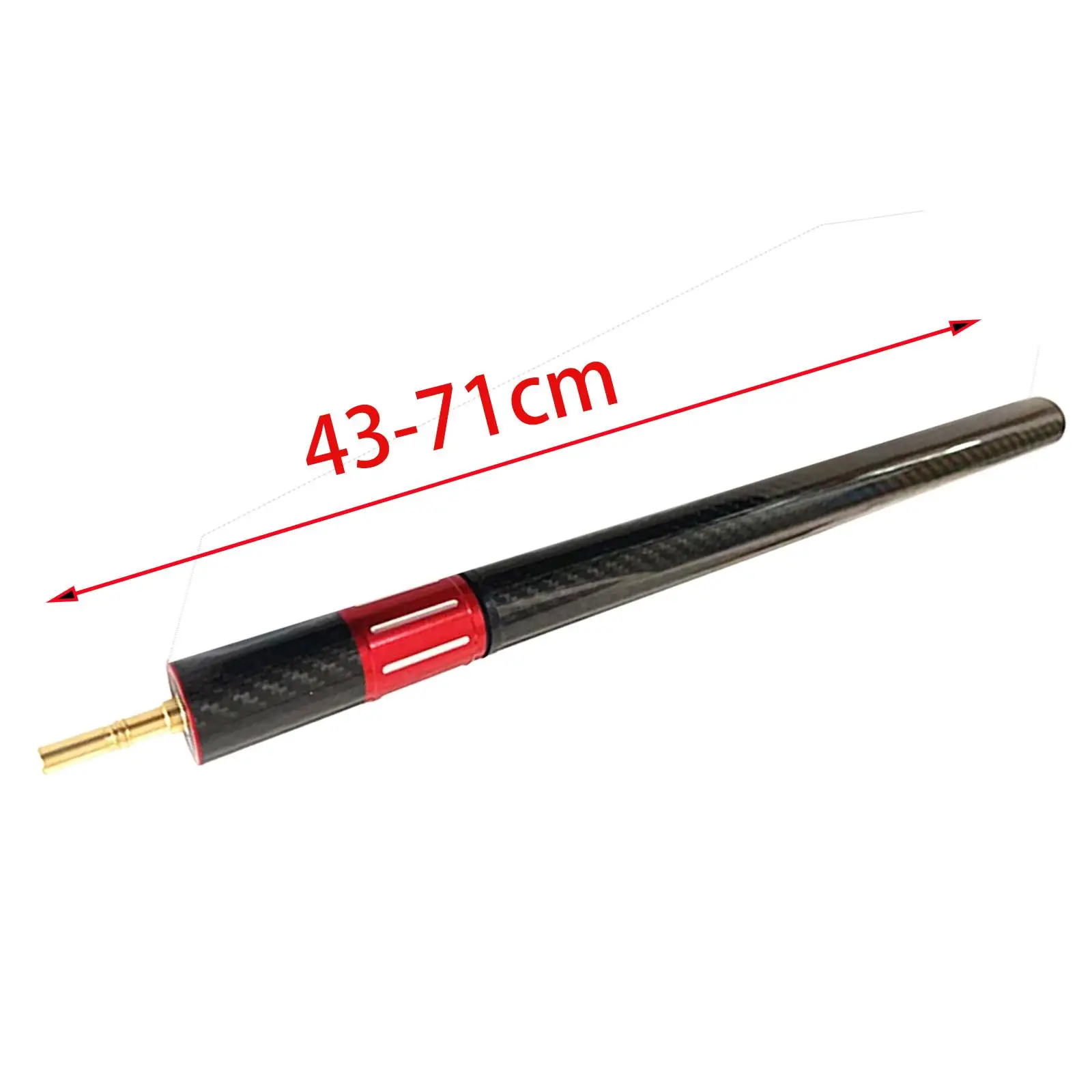 Pool Stick Extension Billiard Rod Extender Practice Aluminum Alloy Snooker