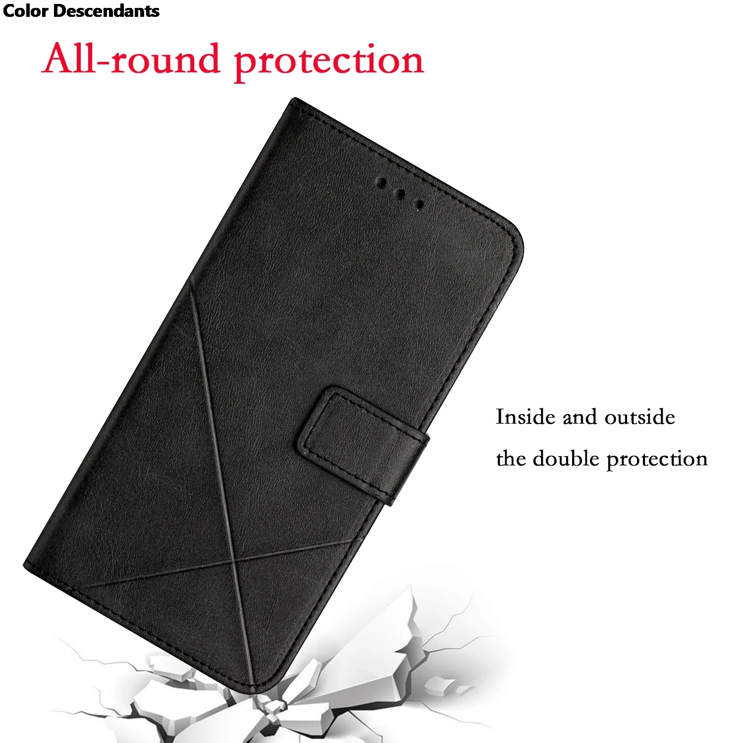 Flip Leather Phone Case For Huawei P SMART P SMART Z Y5 Y6 Y7 Card Holder Stand book Cover