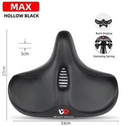 Ergonomic Long - Distance Cycling Saddle with Enhanced Comfort and Support (MAX Hollow Black)