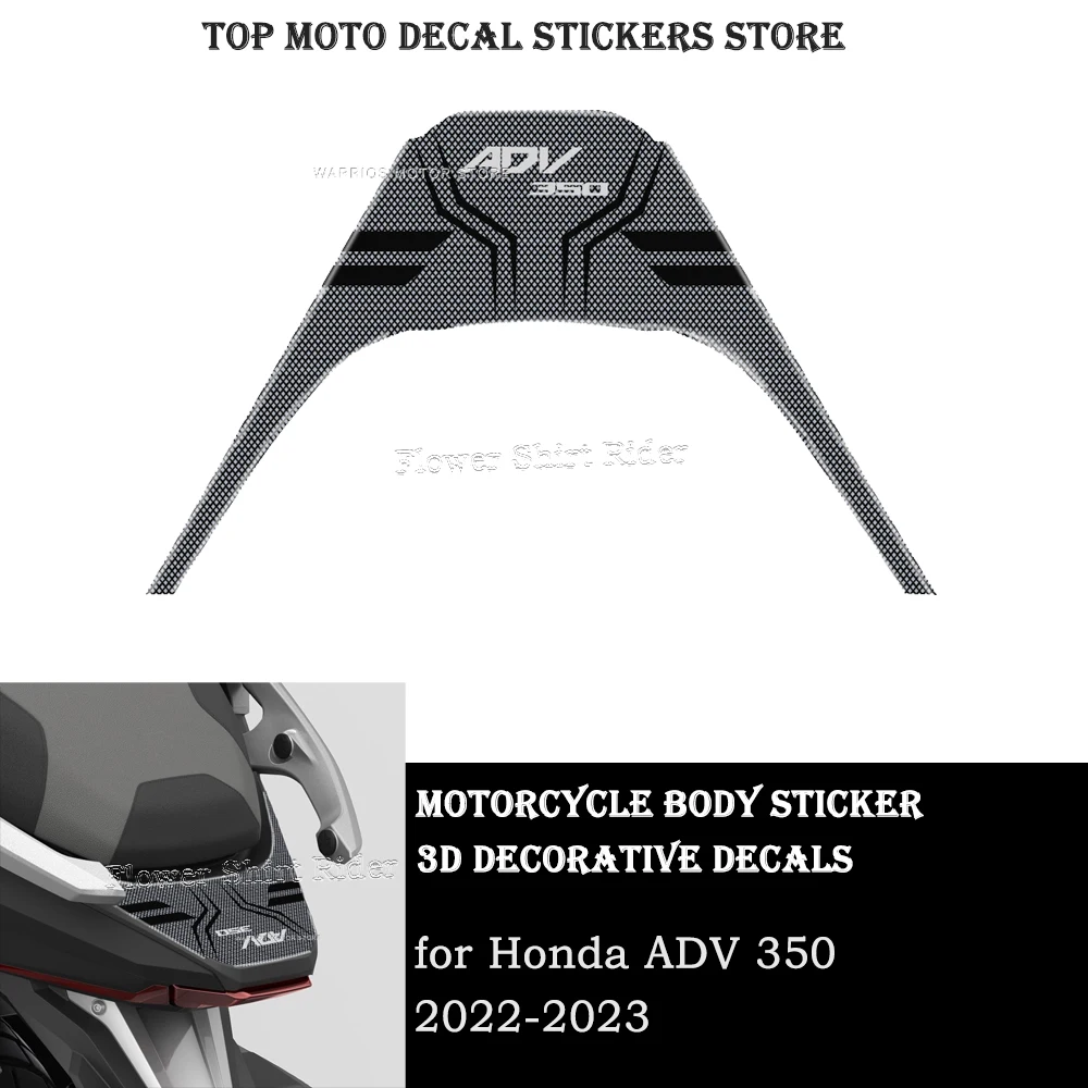 

for Honda ADV350 ADV 350 2022-23 3D Tail Pad Motorcycle Body Sticker Non-slip Decorate Sticker Waterproof and scratch-resistant