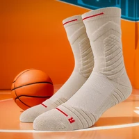 Chaussettes de sport pour hommes, chaussettes de basket-ball, semelle éponge, chaussettes de course athlétiques, antidérapantes, confortables, de Trekking, respirantes pour adolescents garçons 2