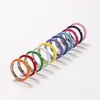 2024 New enamel handmade drip oil ring, high-end rainbow eternal stackable, women's wedding party engagement jewelry gift 2