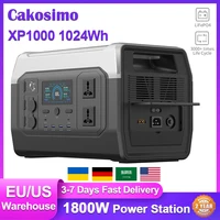 1800W Porable Power Station Outdoor Lifepo4 Battery UPS Function Pure Sine Wave Solar Generator Battery Emergency Power Supply 1