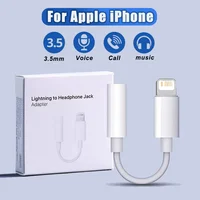 For IOS Headphone Adaptador for iPhone 14 12 13 11 X 8 7Plus Aux Audio Splitter Lighting To 3.5mm Adapter Earphone Jack Cable