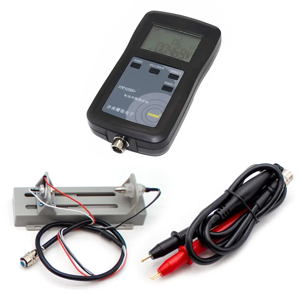新しい 4 ライン YR1035+ 高精度リチウム電池内部抵抗試験器 Ni MH Ni Cd