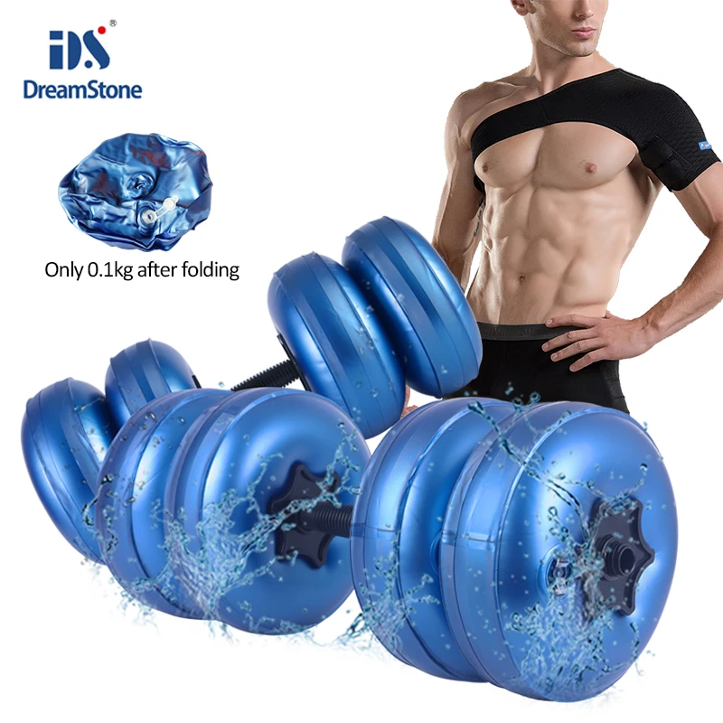 

Deiris Water Filled Dumbbells Set Adjustable Weights 8-60kg Portable Home Travel Fitness Exercise Gym Strength Training Dumbbell