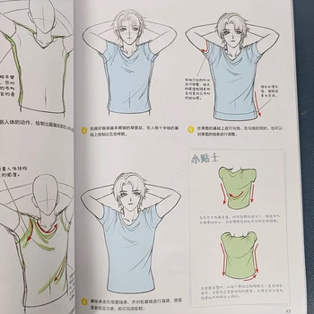 Appunti disegnati a mano dal cartoonesco stilista: tecniche di disegno di abbigliamento e postura nel libro cinese