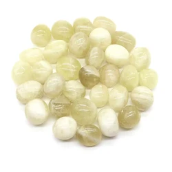 Wholesale Natural Ocean Blue Obsidian Tumbled Stones - Healing Energy Crystals for Home Decor and Aquarium Display (Lemon Jade)
